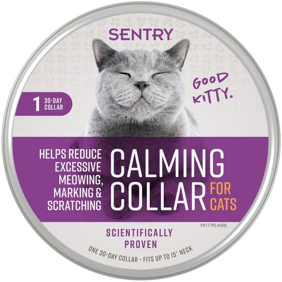 Sentry Calming Collar Good Kitty заспокійливий нашийник з феромонами для котів 38 см (05337) Sentry Calming Collar Good Kitty заспокійливий нашийник з феромонами для котів 38 см (05337)